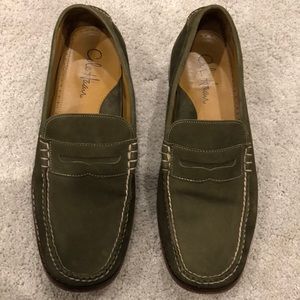 Cole Haan (Nike Air) Olive Green Suede Loafer 11